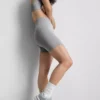 Seamless high-shine active shorts Seamless high-shine active shorts