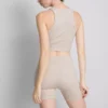 Seamless ribbed active shorts Seamless ribbed active shorts