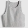 Seamless ribbed crop tank Seamless ribbed crop tank