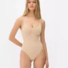 Seamless scoop neck shapewear bodysuit Seamless scoop neck shapewear bodysuit