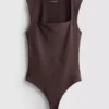 Seamless square neck bodysuit