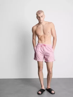 Seersucker swimming shorts
