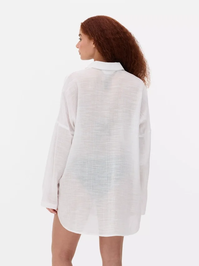 Sheer beach shirt Sheer beach shirt