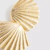 Shell stud earrings