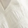 Shirred peplum hem blouse Shirred peplum hem blouse