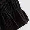 Shirred short-sleeve top