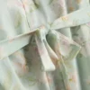 Short floral robe Short floral robe