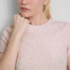 Short-sleeve crinkle top
