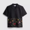 Short sleeve embroidered shirt Short sleeve embroidered shirt