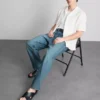 Short sleeve textured shirt Short sleeve textured shirt
