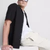Short sleeve textured shirt Short sleeve textured shirt