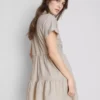 Short-sleeve tiered mini dress Short-sleeve tiered mini dress