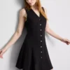 Sleeveless v-neck mini dress Sleeveless v-neck mini dress