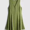 Sleeveless v-neck mini dress Sleeveless v-neck mini dress