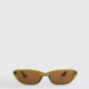 Slim cat eye sunglasses
