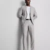 Slim fit dobby texture suit pants Slim fit dobby texture suit pants