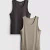 Slim fit ribbed tank top Slim fit ribbed tank top