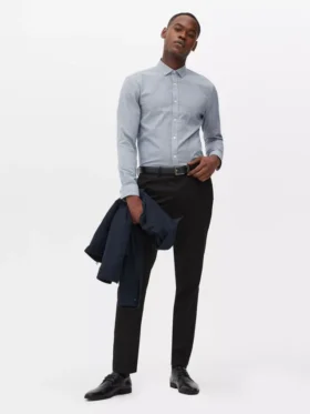 Slim fit twill formal pants Slim fit twill formal pants