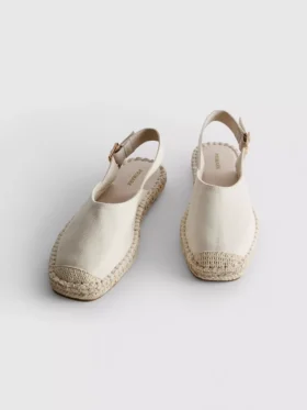 Slingback espadrille sandals