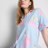 Spongebob squarepants graphic boyfriend shorty pajamas Spongebob squarepants graphic boyfriend shorty pajamas