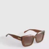 Square frame sunglasses