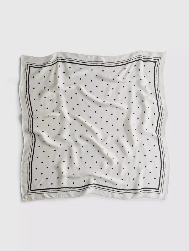 Square polka dot scarf Square polka dot scarf