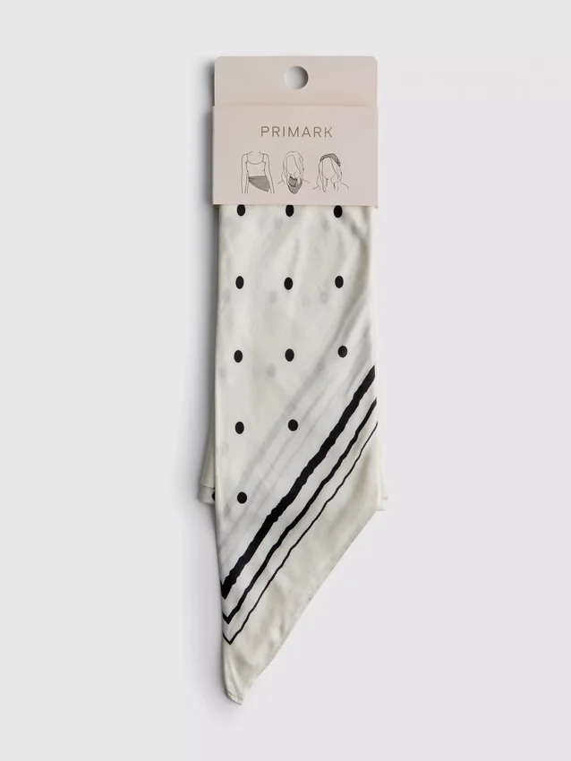 Square polka dot scarf Square polka dot scarf