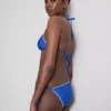 Stitch-detail triangle bikini top Stitch-detail triangle bikini top