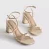 Strappy block heel sandals