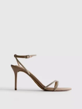 Strappy heeled sandals