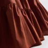 Strappy ruffle poplin mini dress Strappy ruffle poplin mini dress