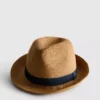 Straw trilby