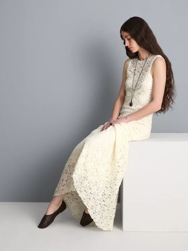Stretch lace maxi dress Stretch lace maxi dress