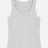 Stretch scoop neck tank
