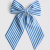 Stripe hair bow