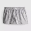 Stripe high-waisted oxford shorts Stripe high-waisted oxford shorts