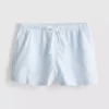 Stripe high-waisted oxford shorts Stripe high-waisted oxford shorts