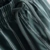 Stripe poplin long pajamas