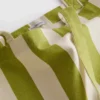 Striped canvas tote bag