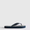 Striped flatform flip flops