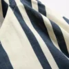 Striped pointed hem blouse