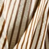 Striped puff-sleeve midi dress Striped puff-sleeve midi dress
