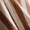Striped revere collar shirt