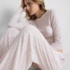 Striped ribbed pajama bottoms Striped ribbed pajama bottoms