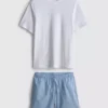 Striped short pajama set Striped short pajama set