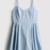 Structured corset mini dress