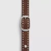 Studded buckle belt