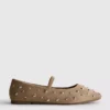 Studded mary janes