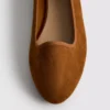 Suede ballet flats