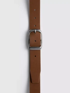 Suede belt